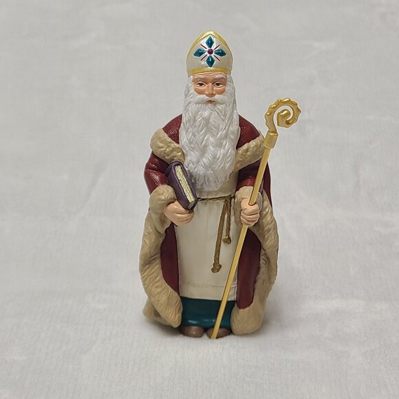 Hallmark Keepsake Ornament St Nicholas Christmas Visitors 1995 Collectors Series - Picture 8 of 15